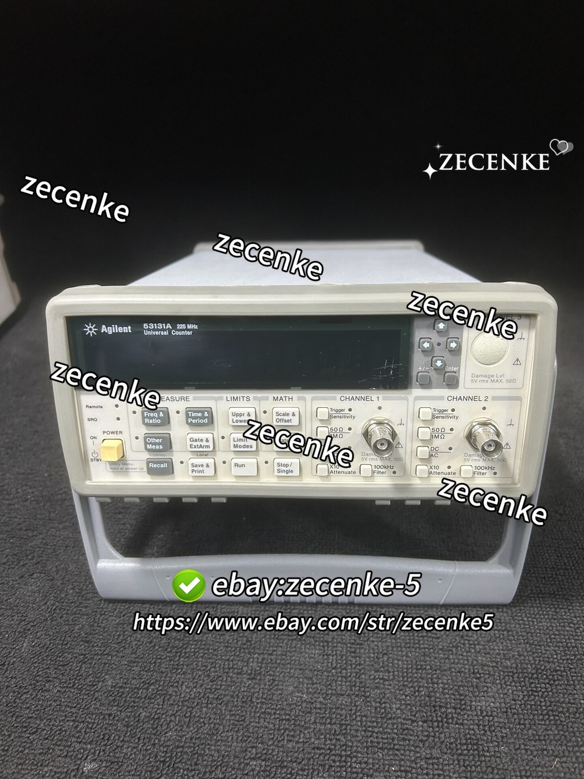 1 pcs 53131A Agilent KEYSIGHT 225MHz REQUENCY UNIVERSAL COUNTER