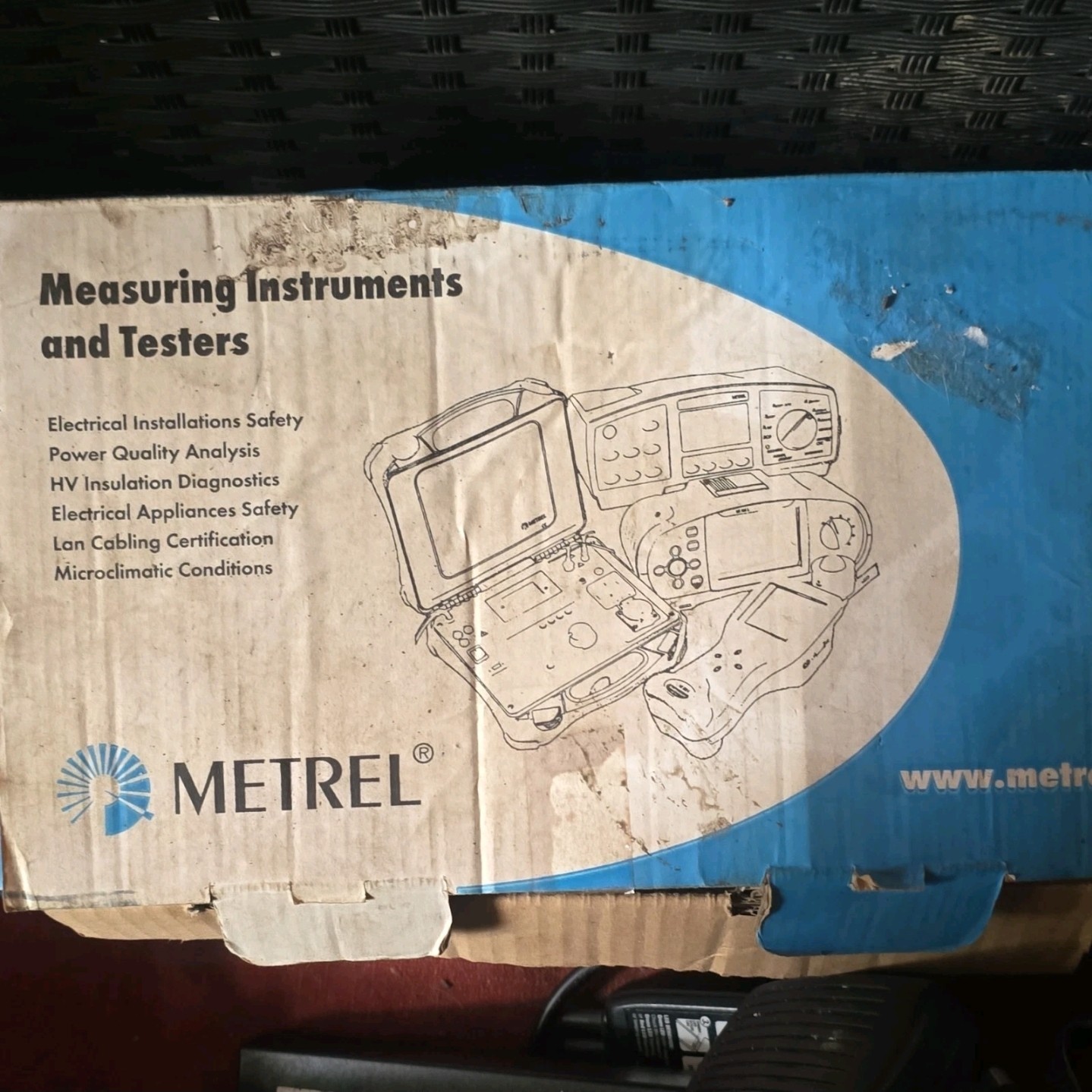 Metrel MI 3121 Megohmmeter Insulation/Continuity Tester 50-1000V 0.01MΩ-199.9GΩ