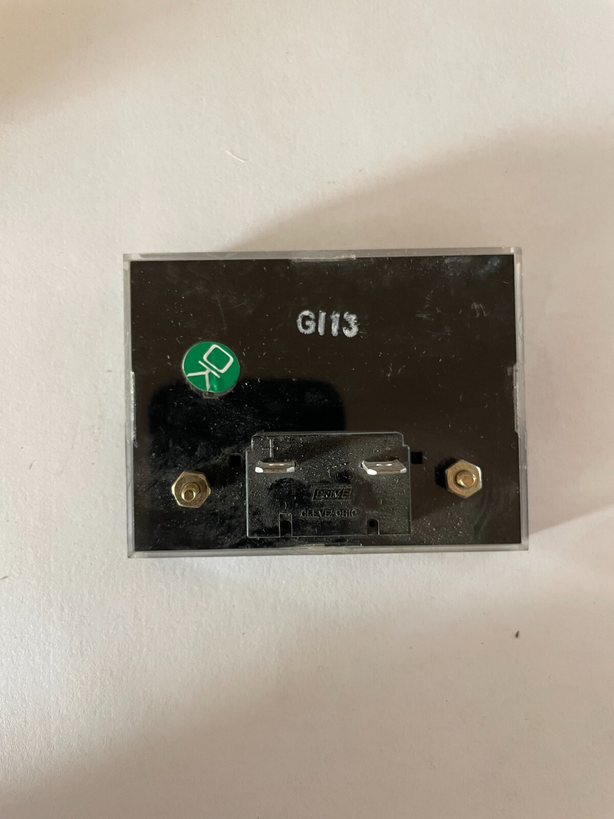 Volts Panel Meter DC VOLTS Unbranded