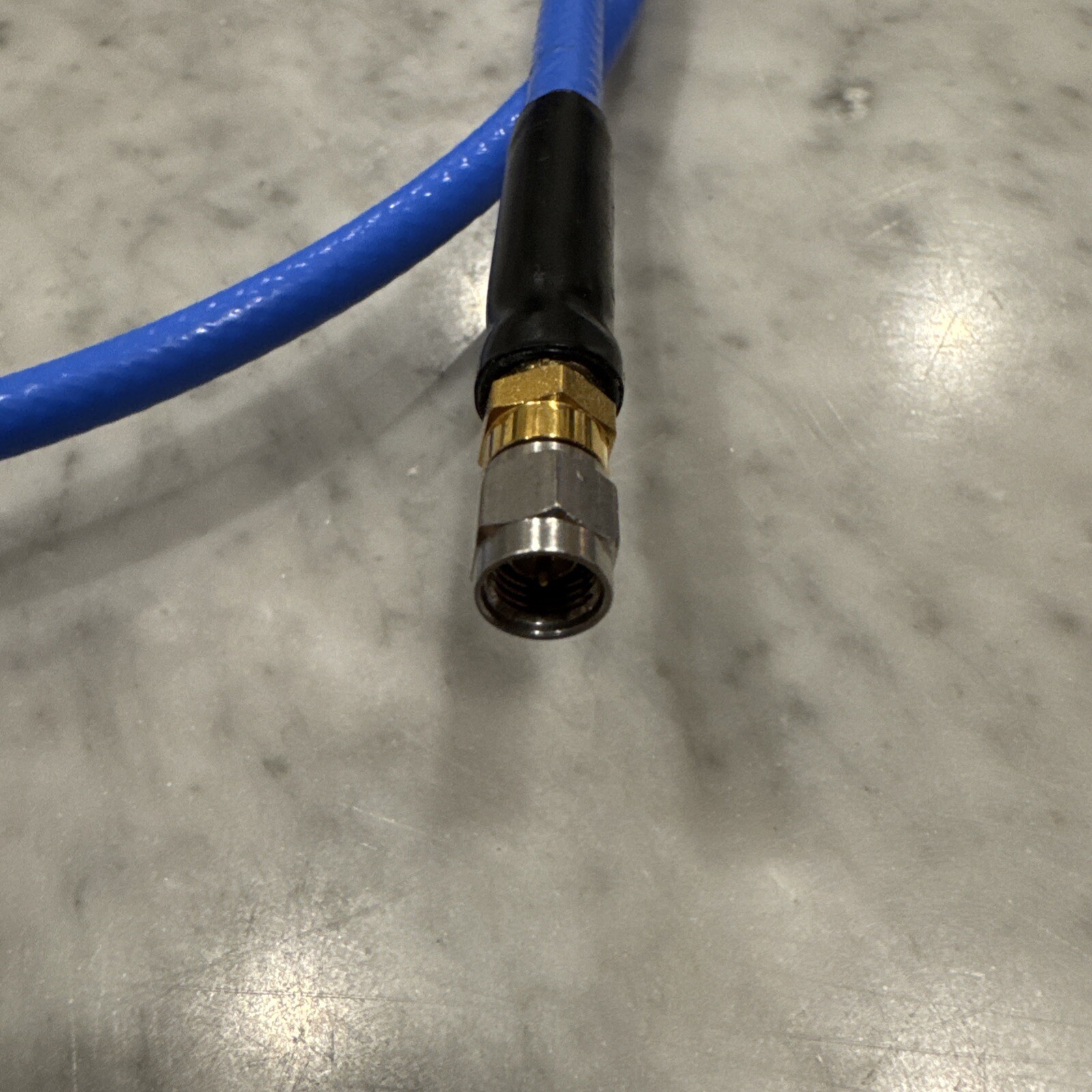 Tensolite SMA Male RF Coaxial Test Cable 36 Inch Blue Coax 18 ghz