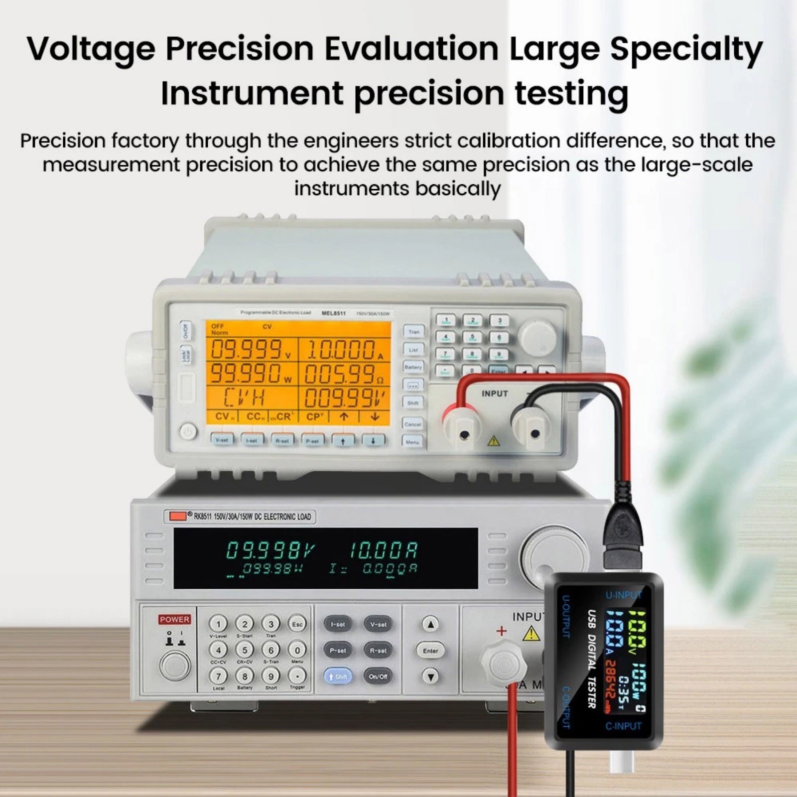 High Quality USB Type C Multimeter Voltage Current Tester with LCD Display