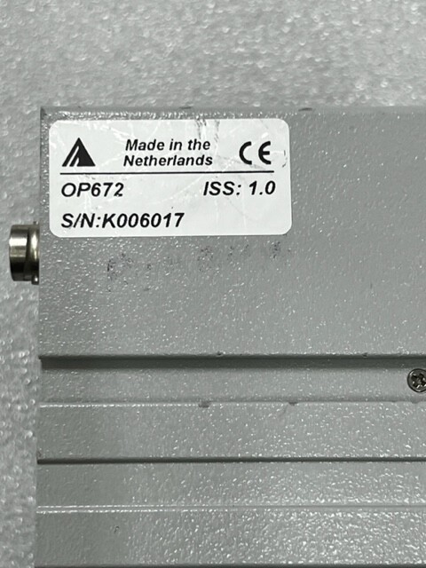 Adimec MX12P OP672 ISS: 1.0 High Resolution Monochrome Camera Used