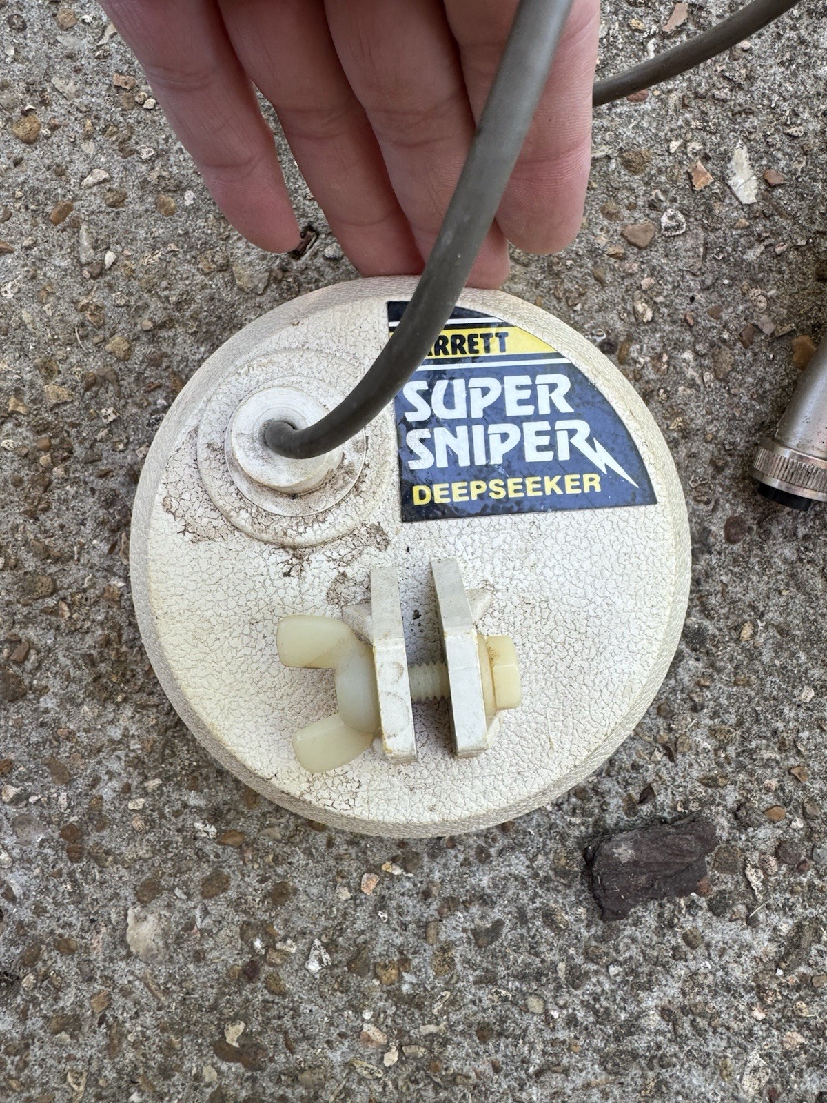 Vintage Garrett Metal Detector Search Coil Super Sniper Deepseeker 4.5”