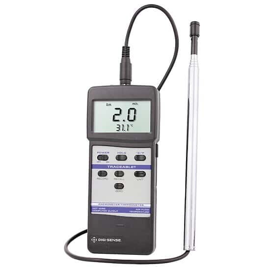 VWR / Traceable 4330 Hot Wire Anemometer / Thermometer w/ Telescopic Probe