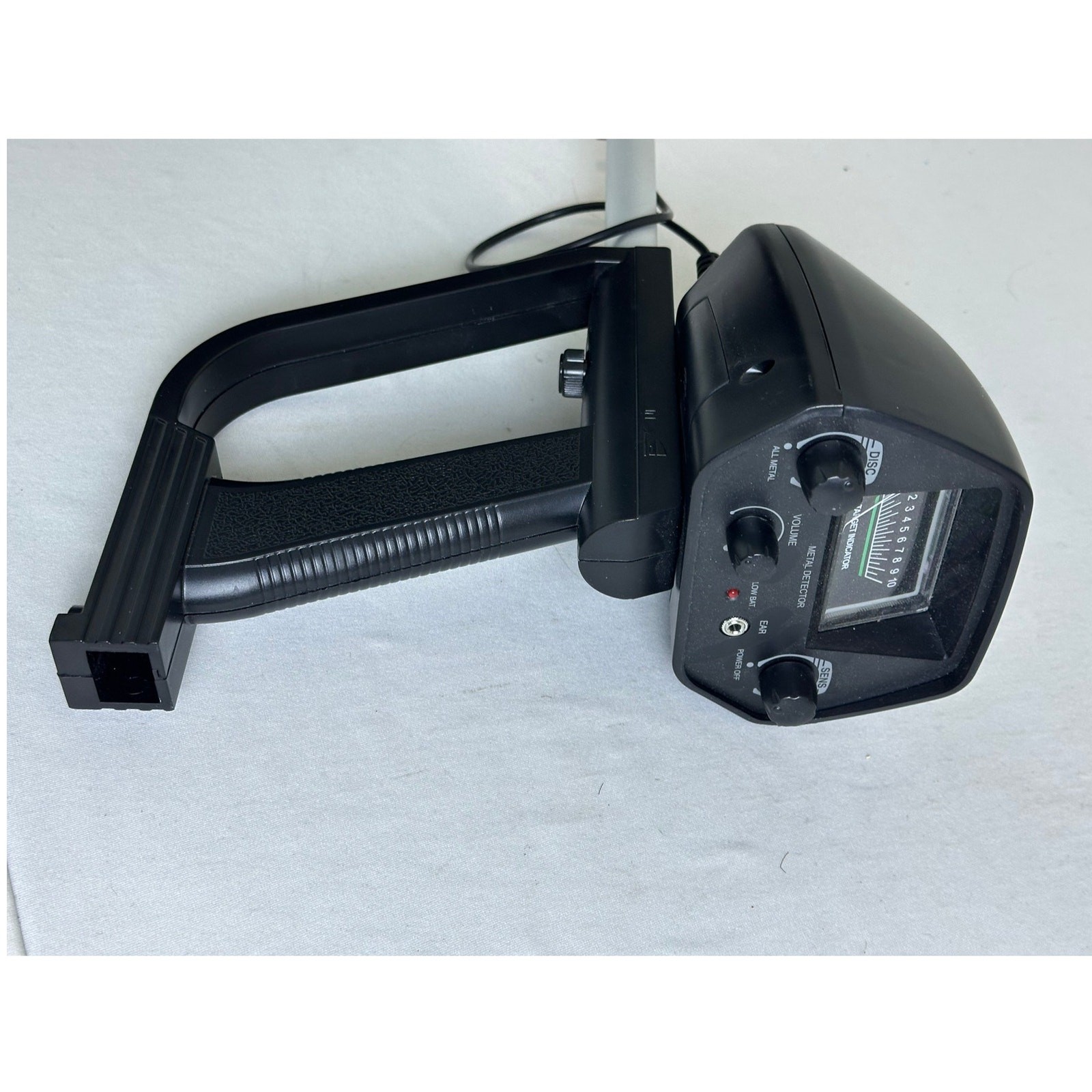 Metal Detector Waterproof Search Coil Adjustable Height All Metal Headphone Jack