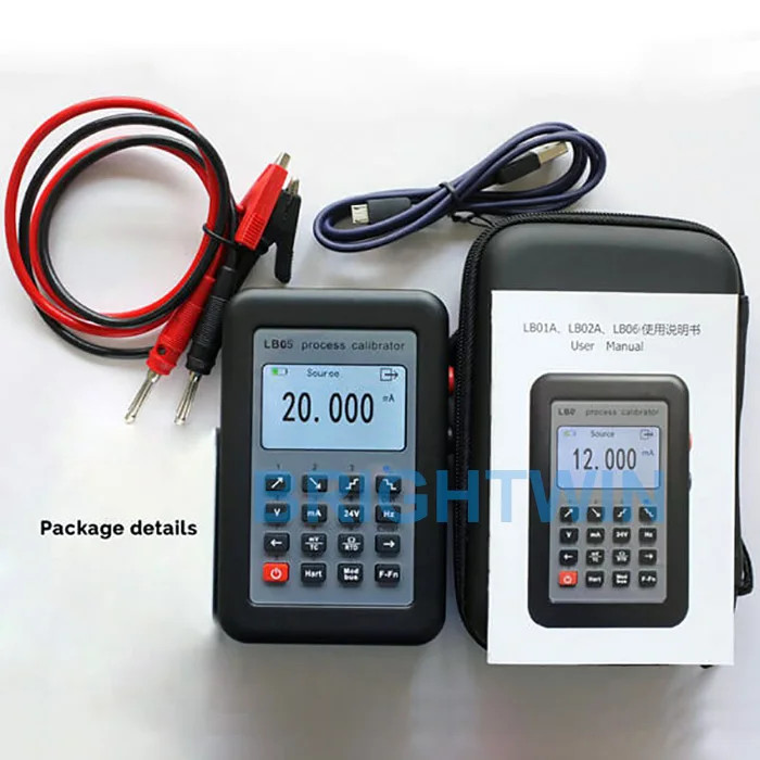 LB05 Process Calibrator RTD Thermocouple MV 0-10V 4-20mA Signal Generator Modbus