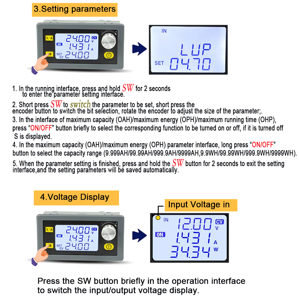 Portable Adjustable Power Voltage Supply To Fits Bauer DC 20V Li-Ion Battery
