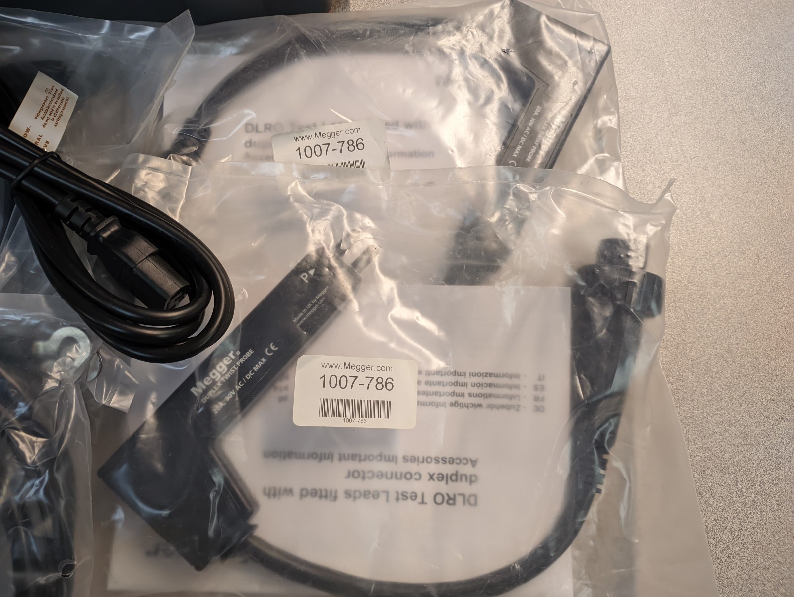 Megger BT51 120 DLRO Low Resistance Ohmmeter NOS W/ DH1-C Connect Kit NIP NATO