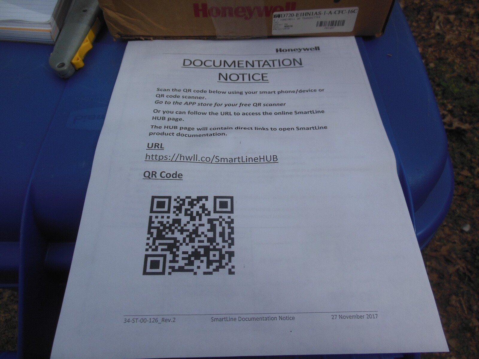 Honeywell STD700 DP transmitter STD720-E1HN1AS-1-A-DFC-16C-A