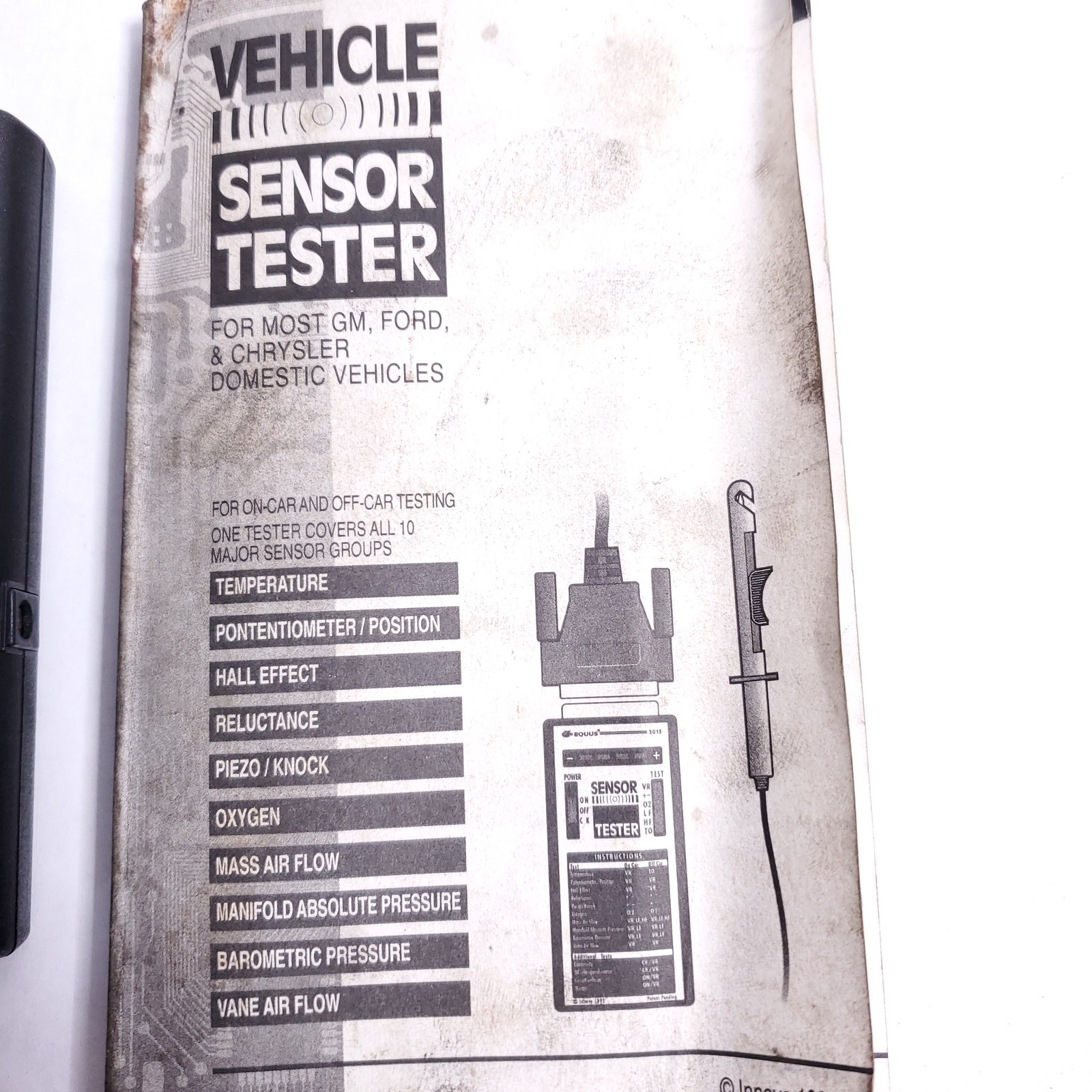 Innova Equus 3013 Vehicle Sensor Tester Automotive Diagnostic Tool w/ Manual
