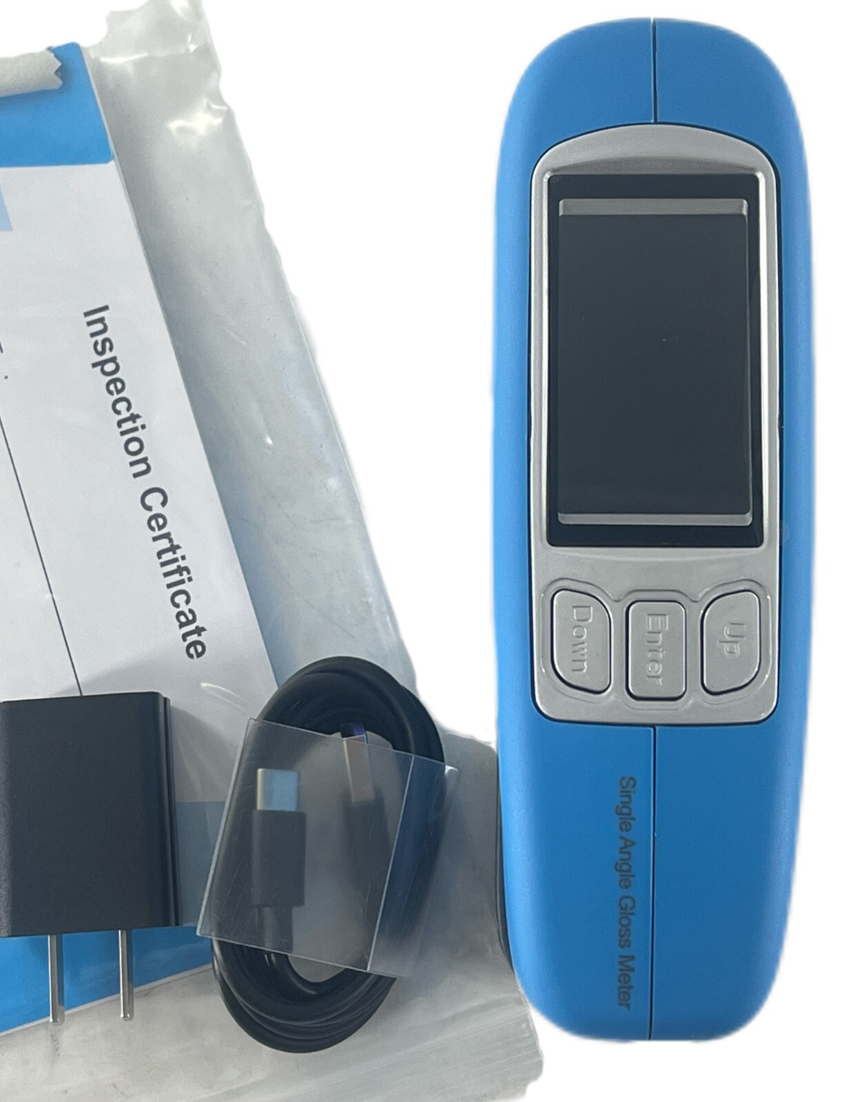 60 Degree Glossmeter Gloss Meter with 0-1000GU Data Storage 100 Standard Samples