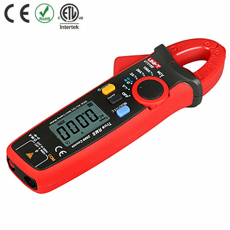 UNI-T UT210E Clamp Meter Digital Multimeter Handheld RMS AC/DC Mini Resistan ✦Kd