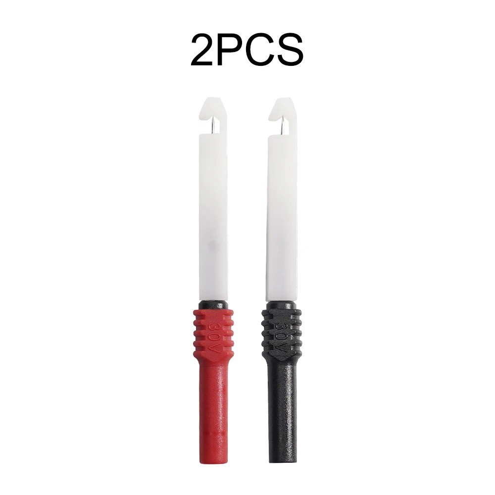 2PCS Multimeter Test Probes 30V Car Diagnostic Needle Tip Extension Kit