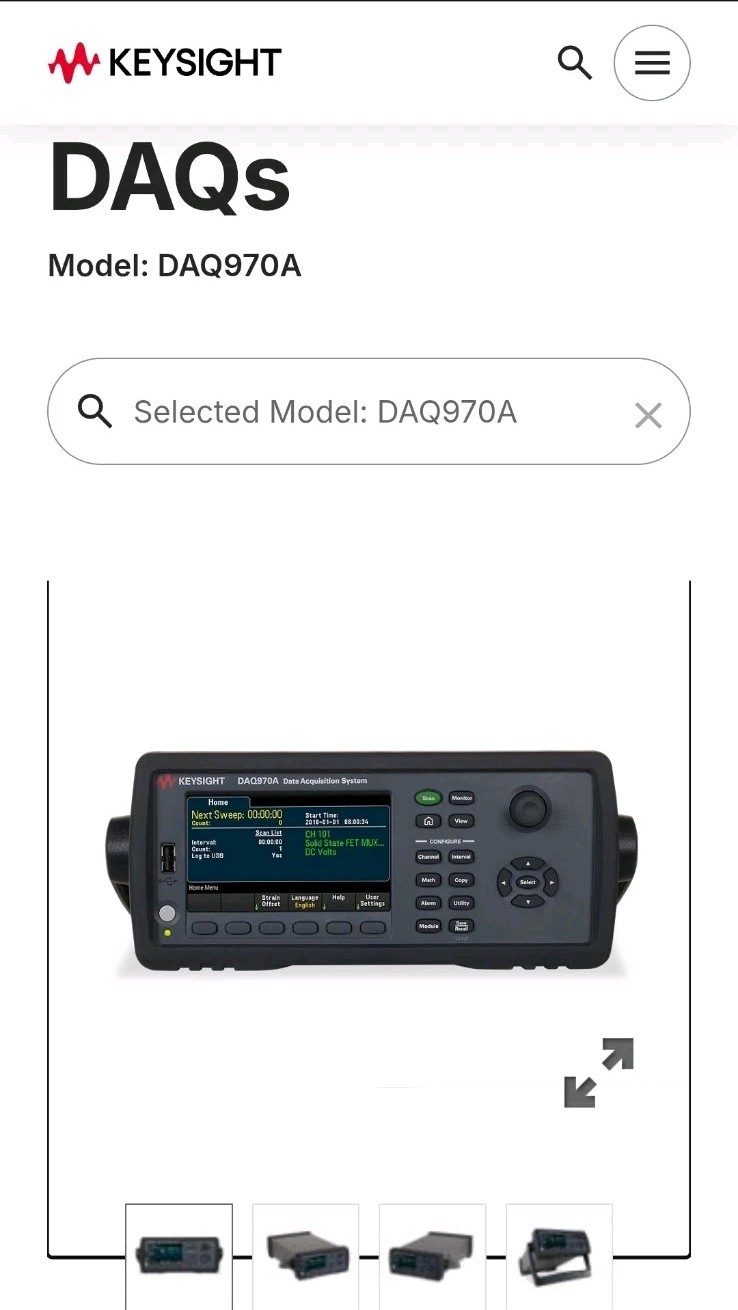 Keysight DAQ970A Data Acquisition System USB 450 Channels《Works》Priced To Sell