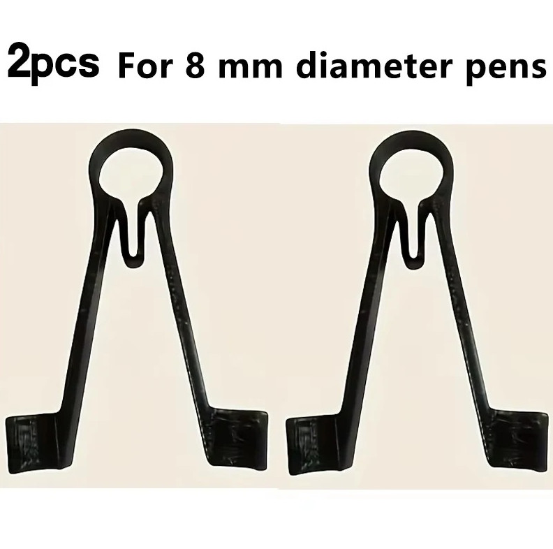 2pcs 3D-printed Multimeter Probe Holder 8mm/10mm One-Handed Electrician Tool
