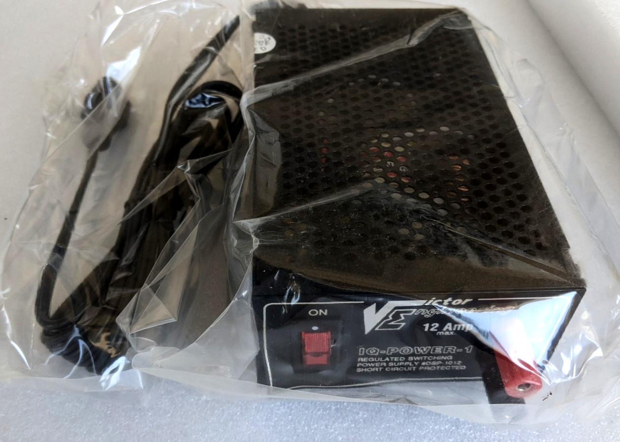 Victor IQ-Power-1 Regulated Switching 12 Amp Power Supply #DSP-1012 – New in Box