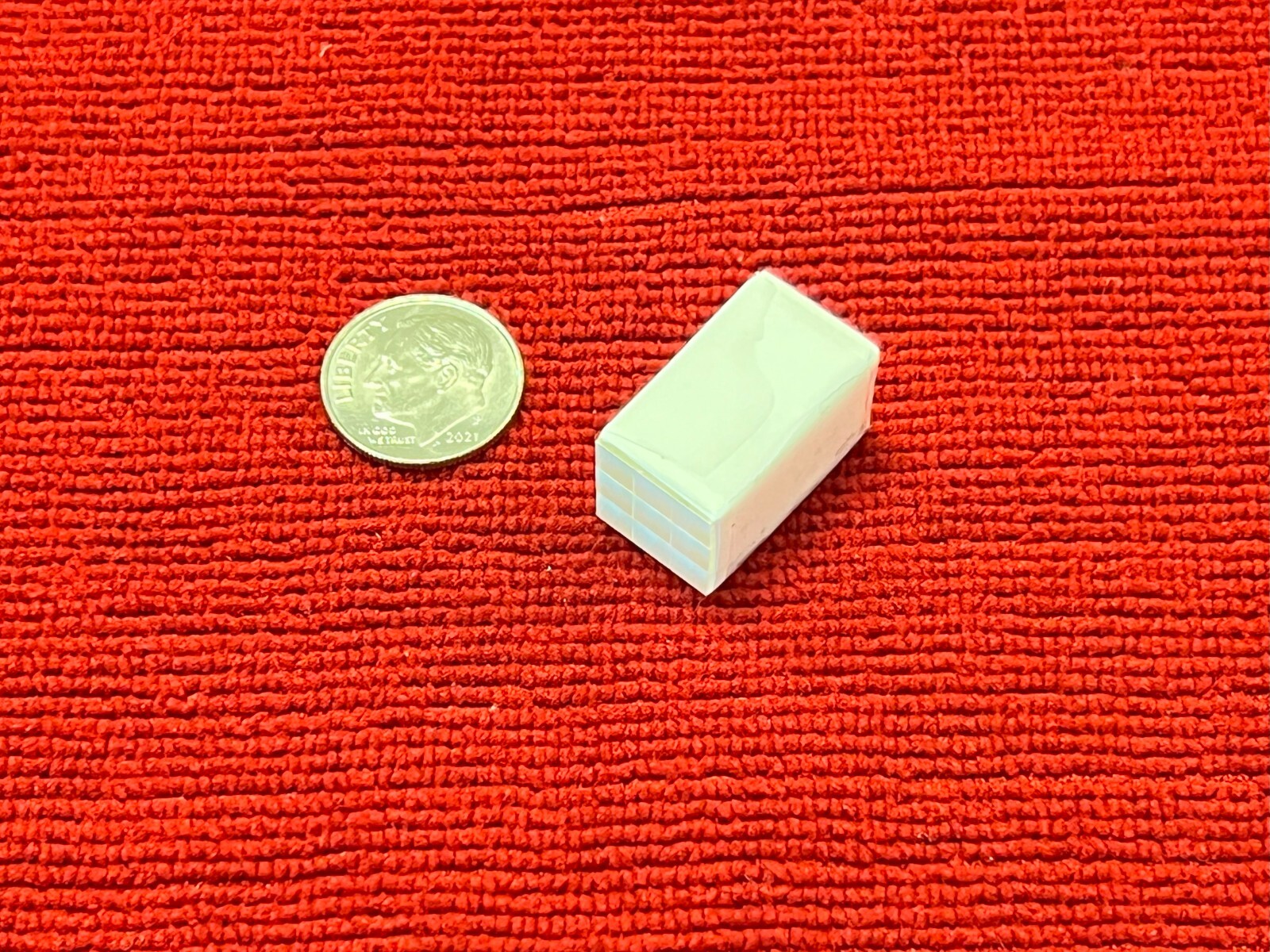 LYSO 3X3 Crystal Pixel Array (9 pieces) Hi-Energy Gamma Radiation Scintillator