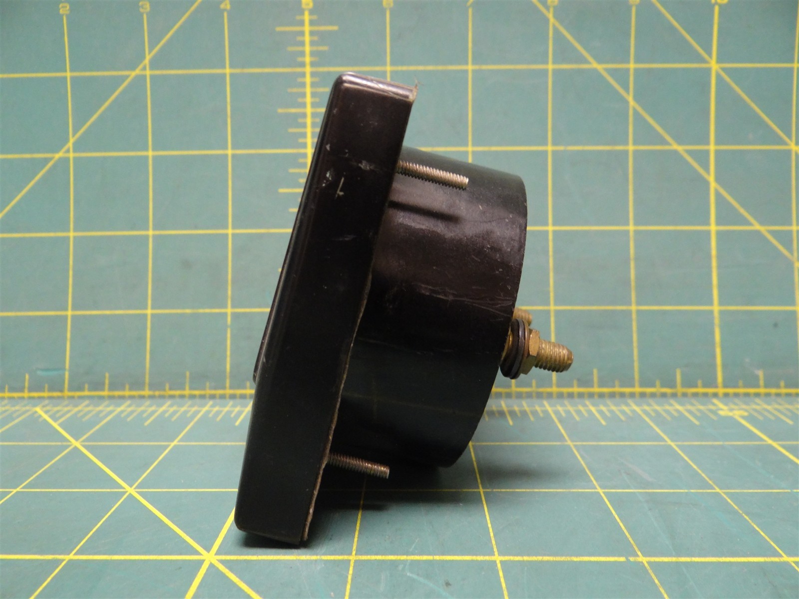 Simpson Electric Company 0-2.0 DC Amperes Panel Meter Rectangular Rounded Edges