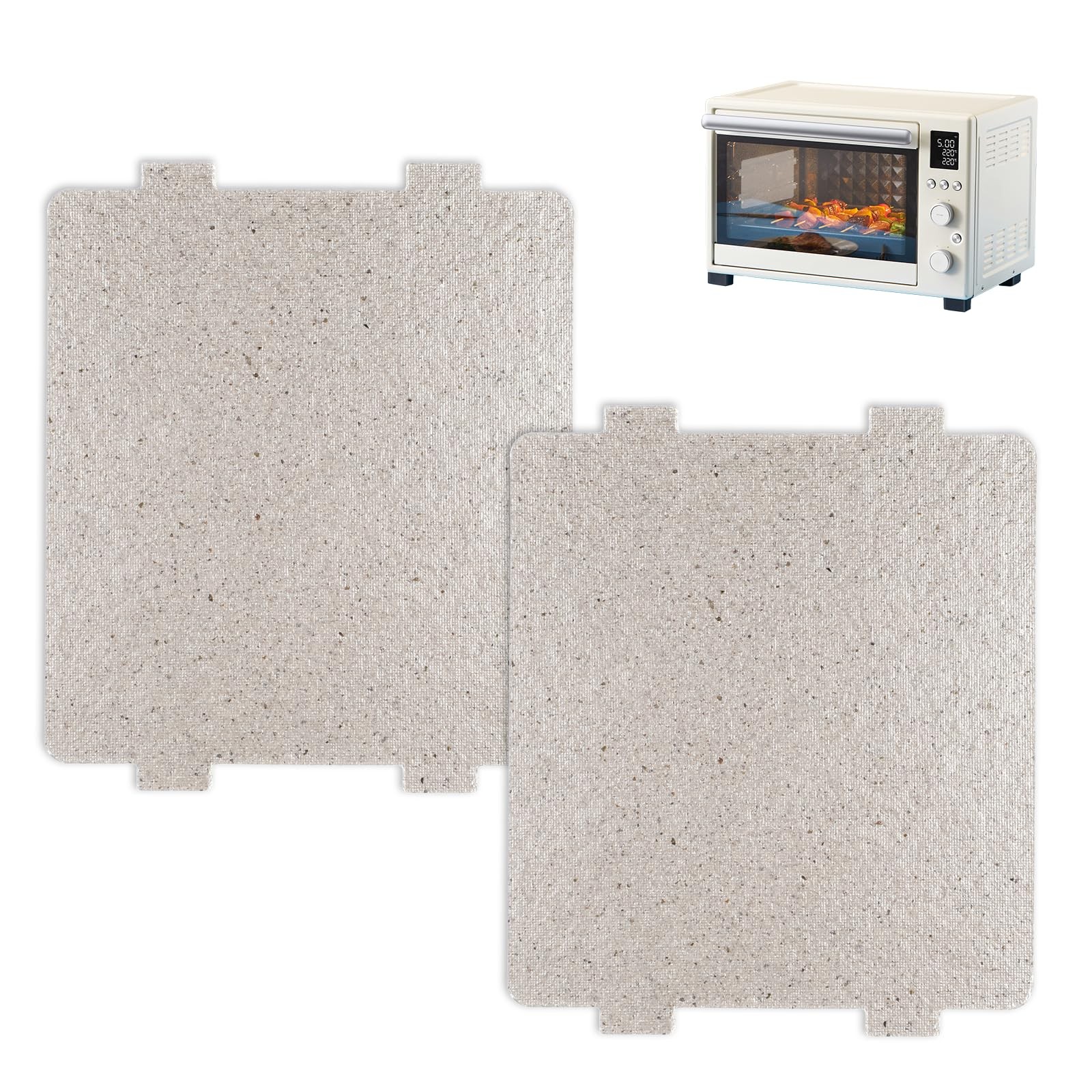 2 Pcs Microwave Waveguide Cover, Universal Mica Sheet Waveguide Cover Replacemen
