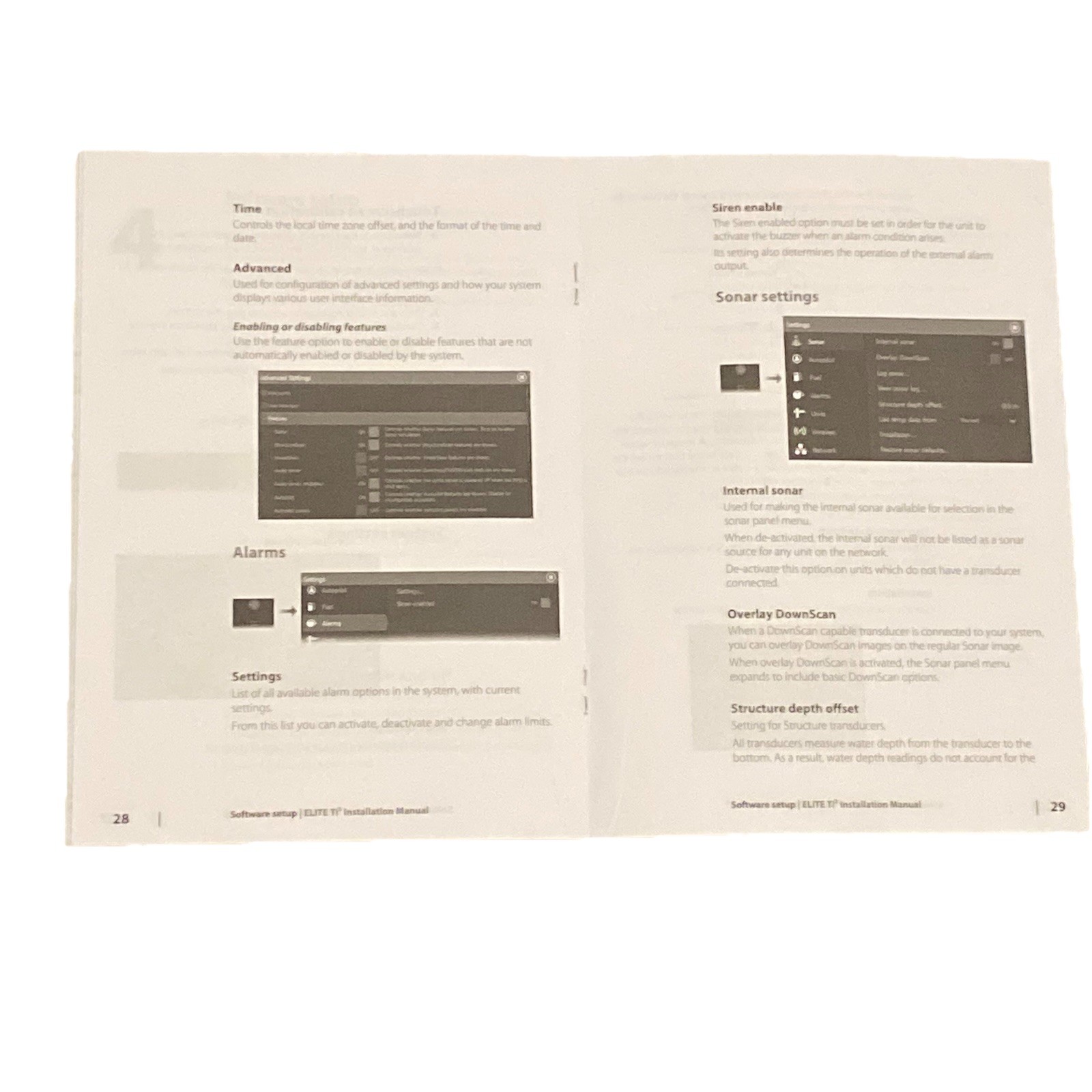 Original Lowrance Elite Ti2 Installation Manual Quick Guide Mounting Templates