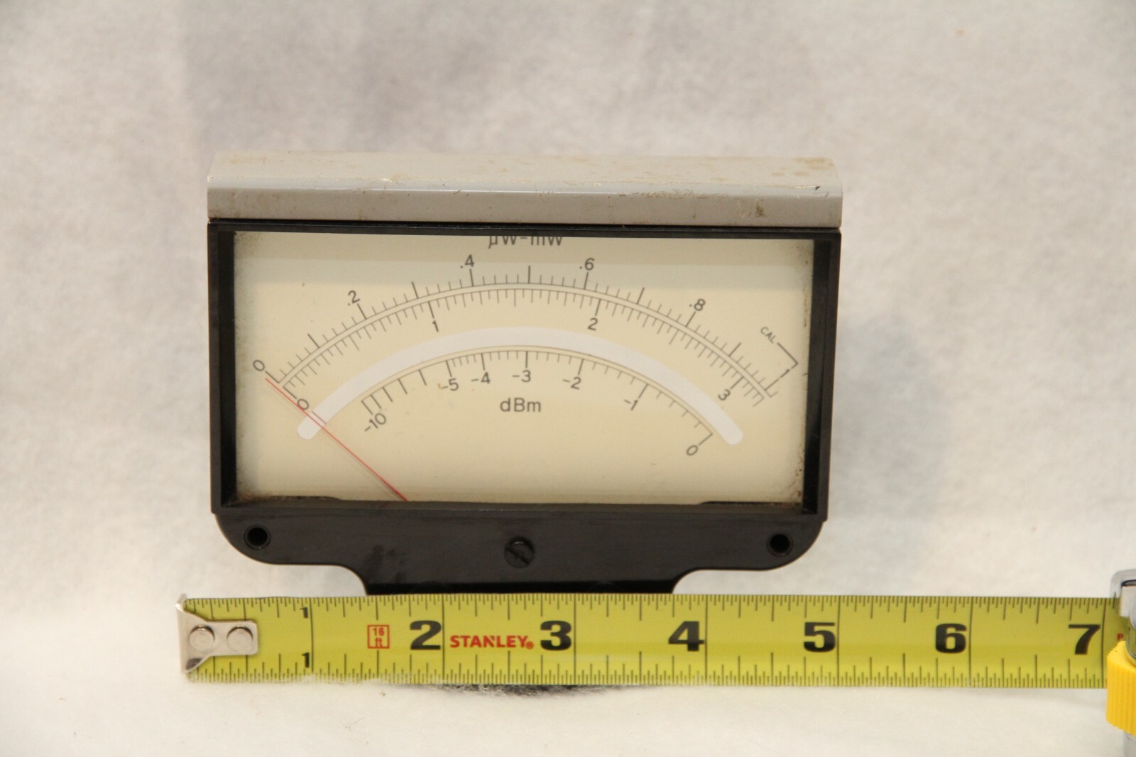 Vintage mW dBm Panel Meter 5060-6015 – unbranded – See photos
