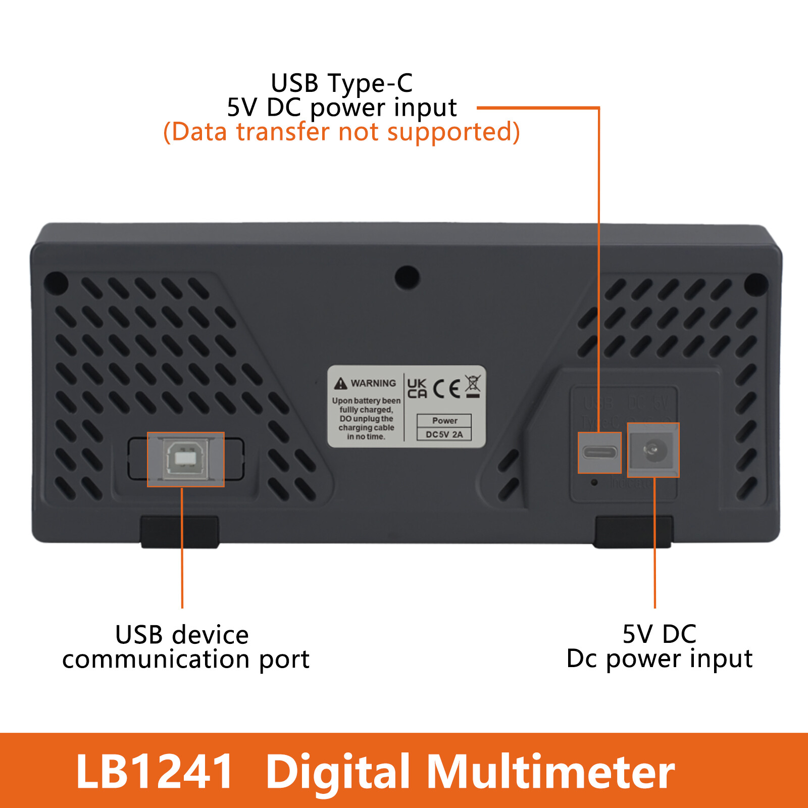 Labloot 4 1/2 Digits LB1241 Bench-type Digital Multimeter True RMS 55000 Counts