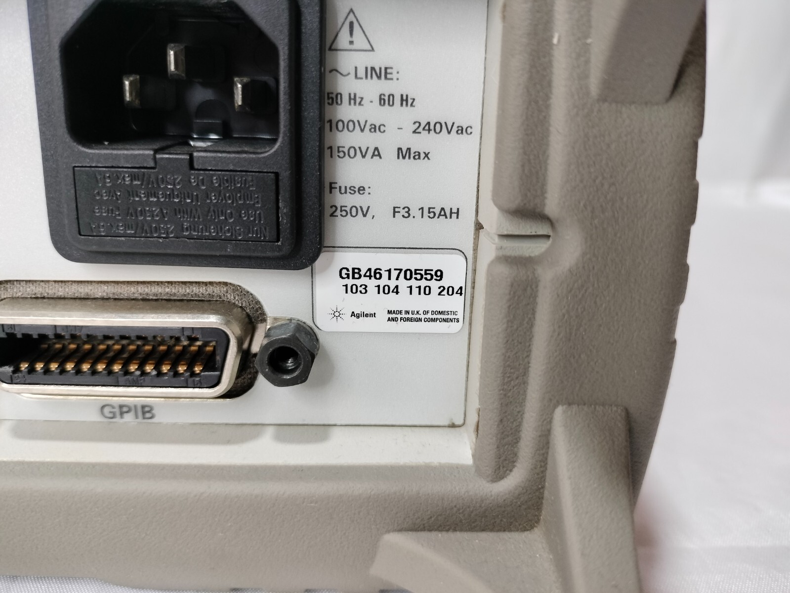 HP Agilent N4010A Wireless Connectivity S/N:GB46170559 Made in Malaysia