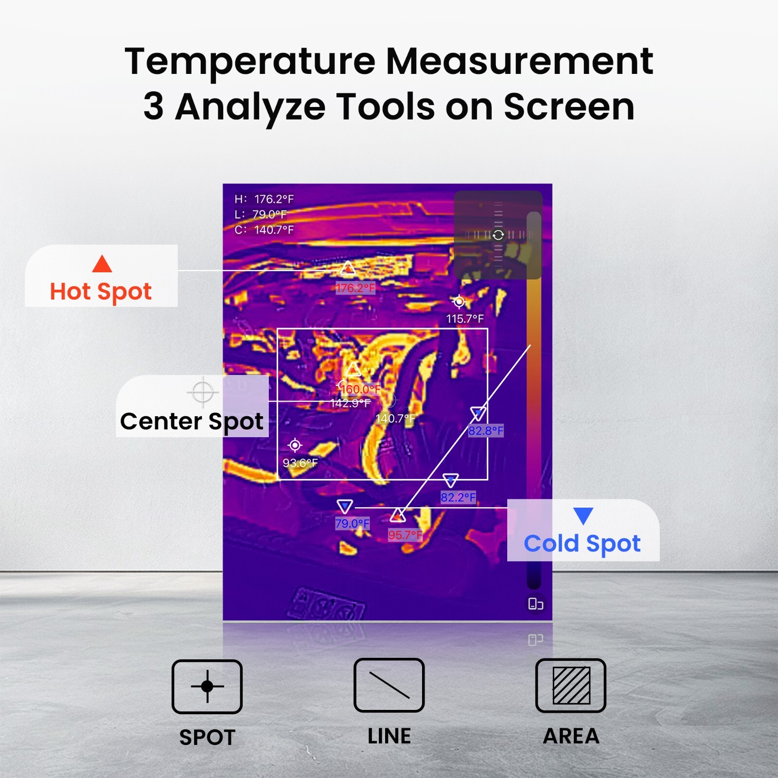 256×192 IR Resolution Imager Camera Wireless Thermal Imaging Camera Handheld