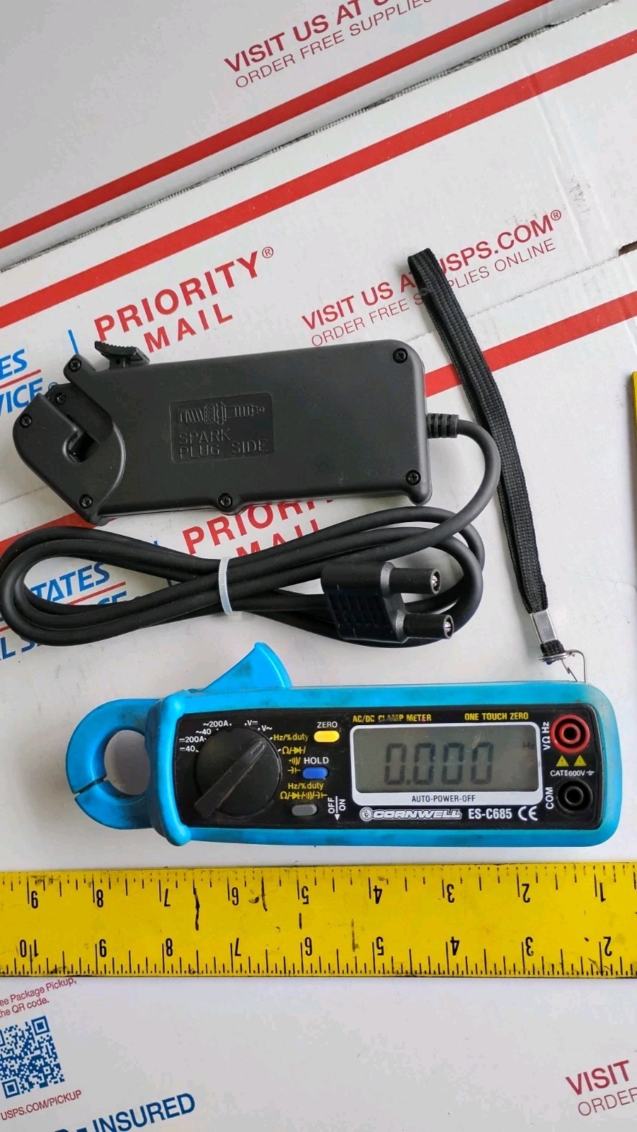 Blue Power Cornwell Ac/DC Clamp Meter ES-C685 AUTOMOTIVE AIRCRAFT TESTED GOOD