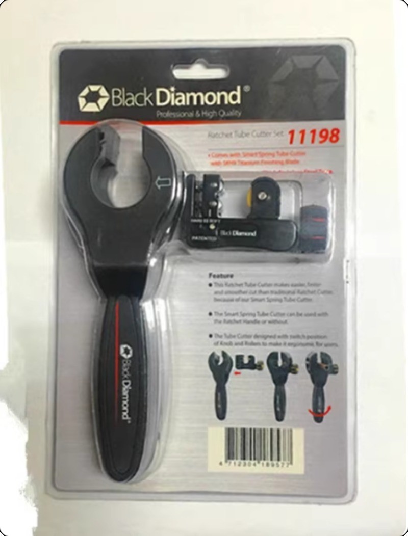 4-22mm, 11195 Model Black Diamond Mini Size Tube Cutter with Ratchet Handle