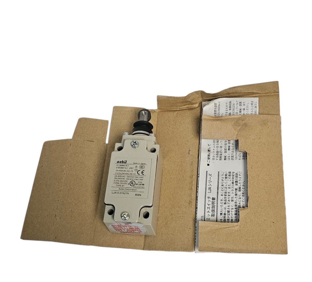 NIB AZBIL LJA10-57A21N LIMIT SWITCH WITH POSITIVE OPENING MECHANISM LJA1057A21N