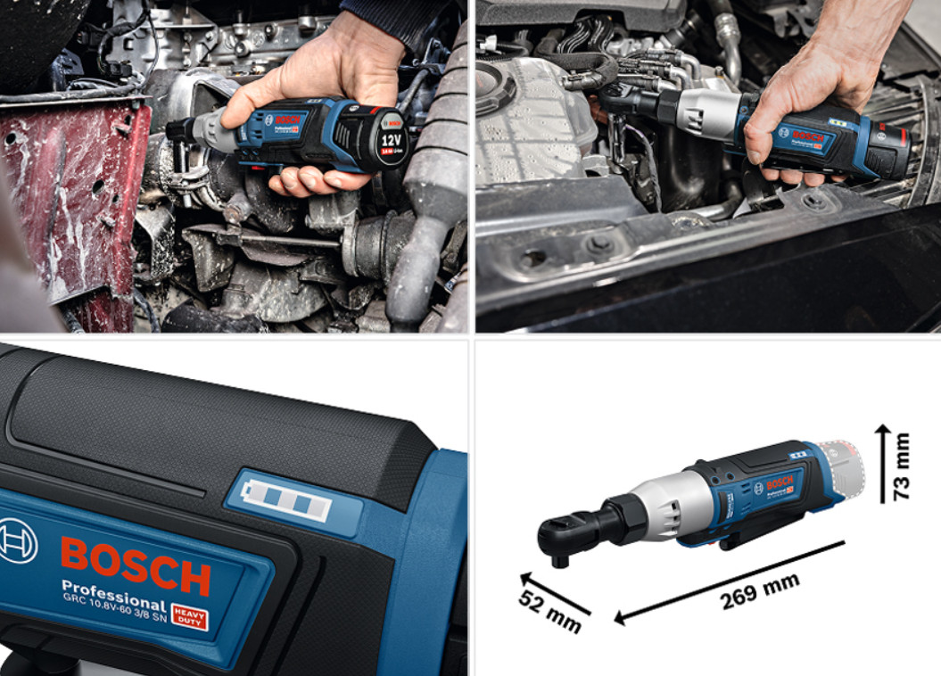Bosch GRC10.8V-60 3/8 Cordless Compact Ratchet Bare Tool / GENUINE