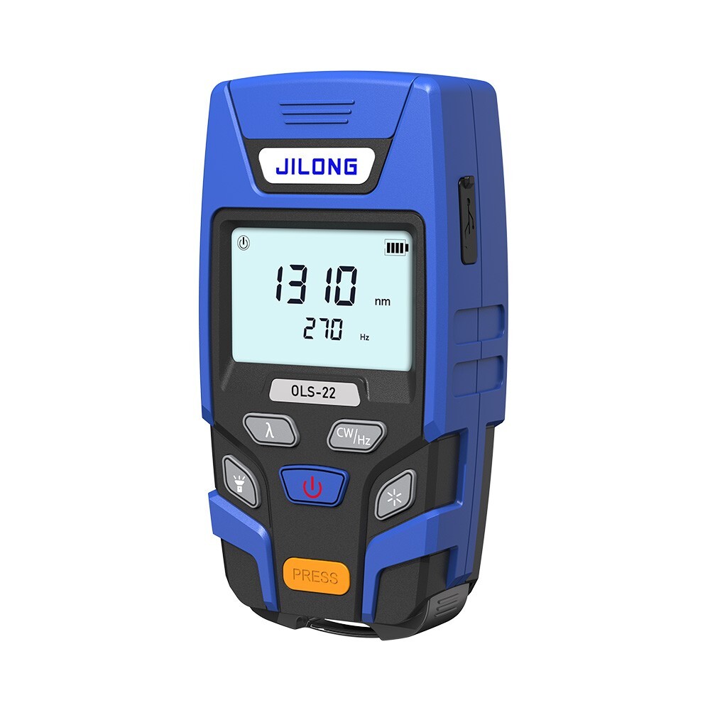 FTTH Fiber Tester Jilong OLS-22 Fiber Optical Light Source SM,MM,PON W/LED Light