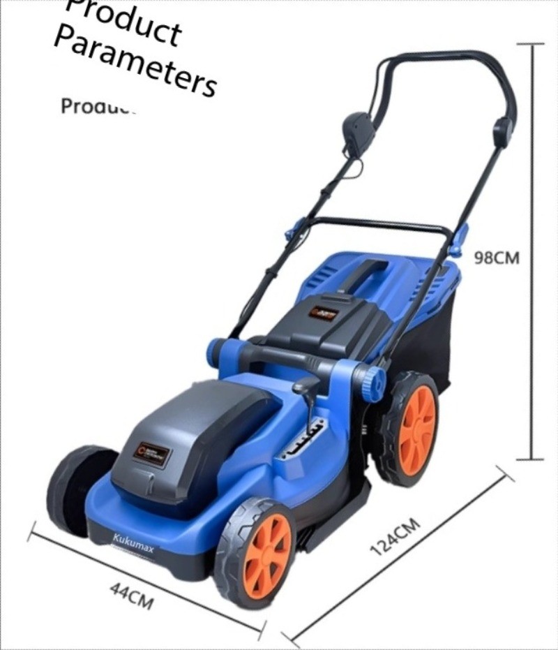 Electric Lawnmower Push-Type Lawn Mower Grass Trimmer