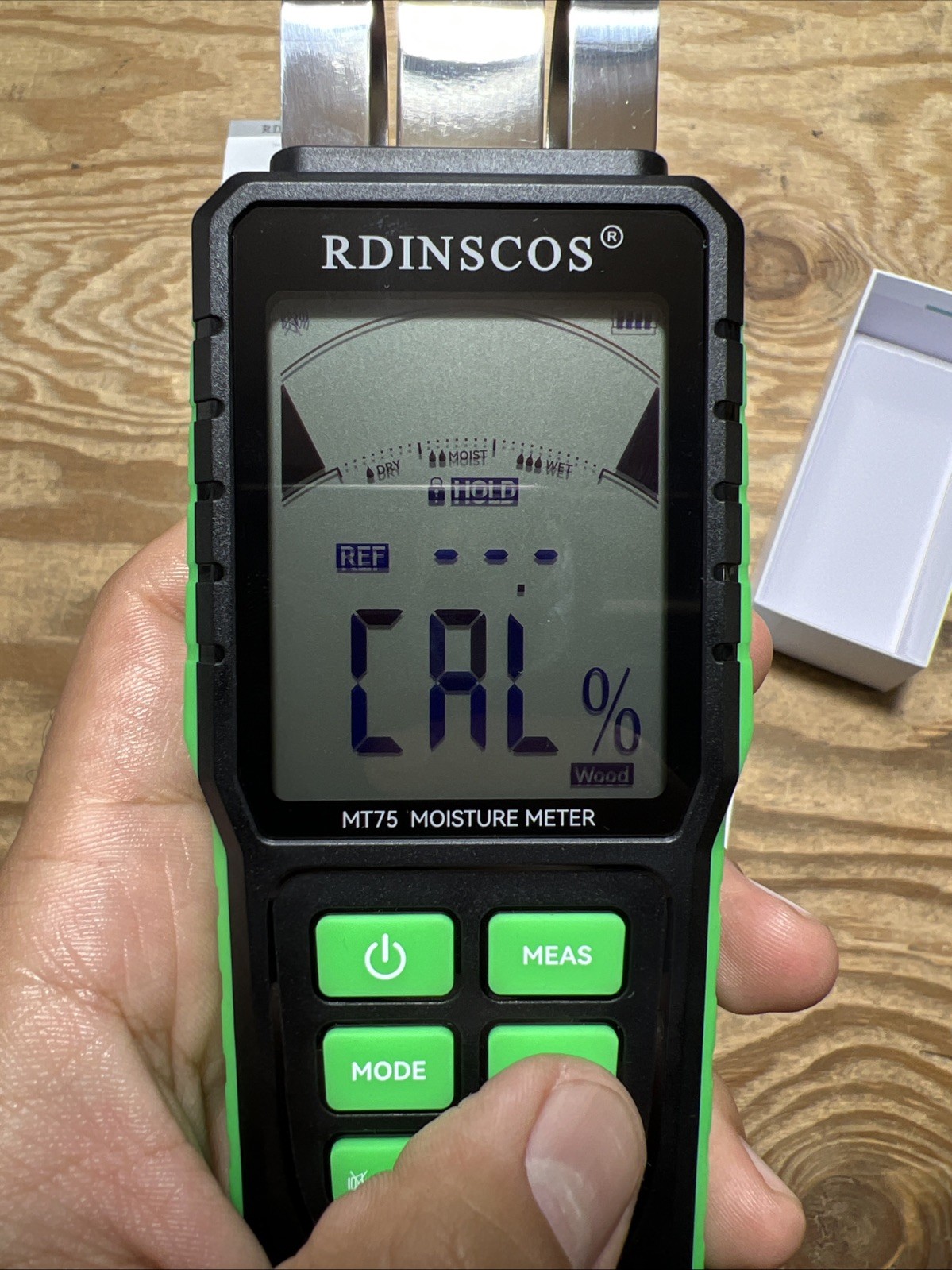 RDINSCOS Wood Moisture Meter Pinless Wall Moisture Meter Digital Moisture MT-75