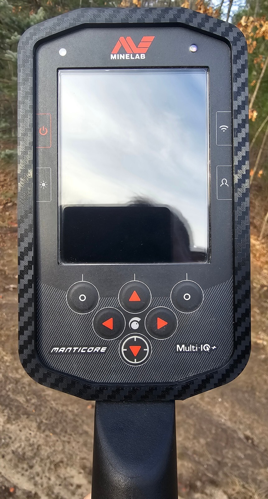 Minelab Manticore Two Tone Black/Orange FlexRubber Protective Control Unit Cover
