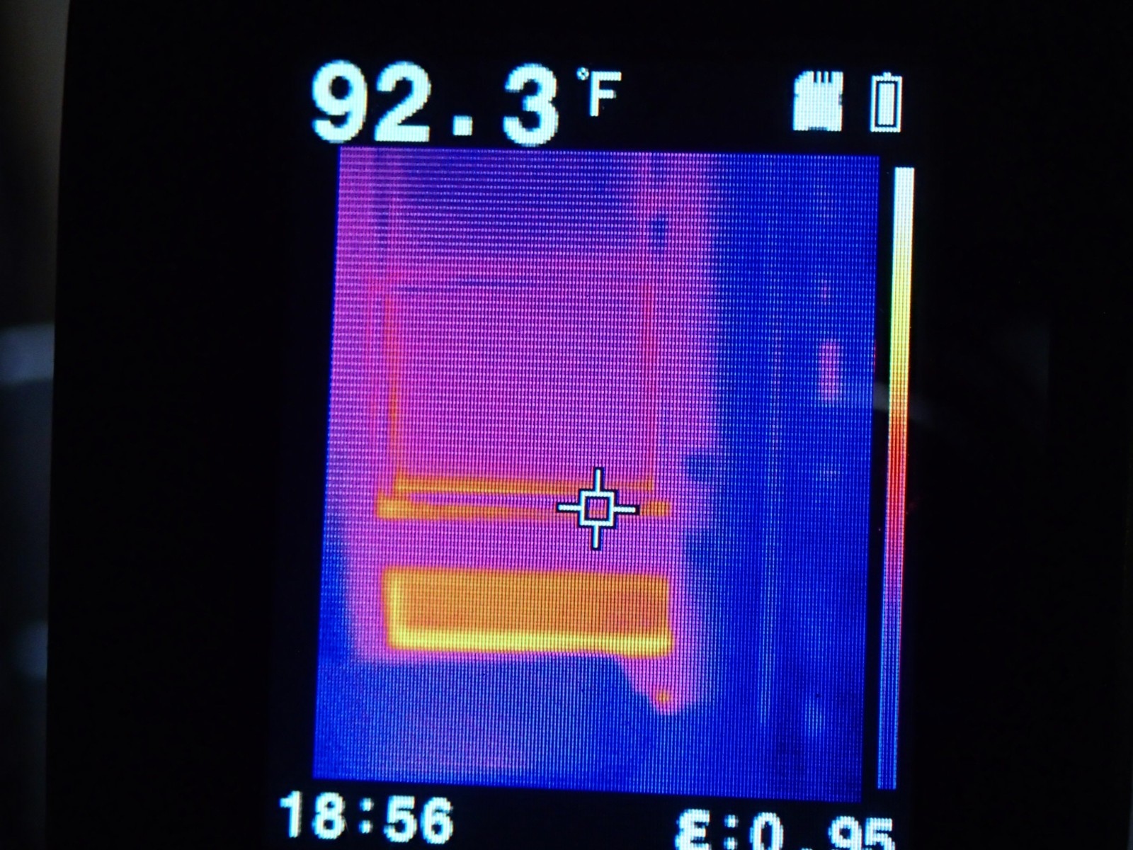 FLIR TG165 Thermal Imaging Camera Thermometer Works but Damage User Item