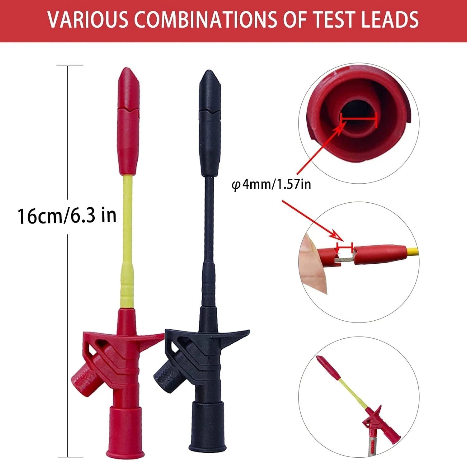 Versatile Leads for Fluke & Innova Multimeters