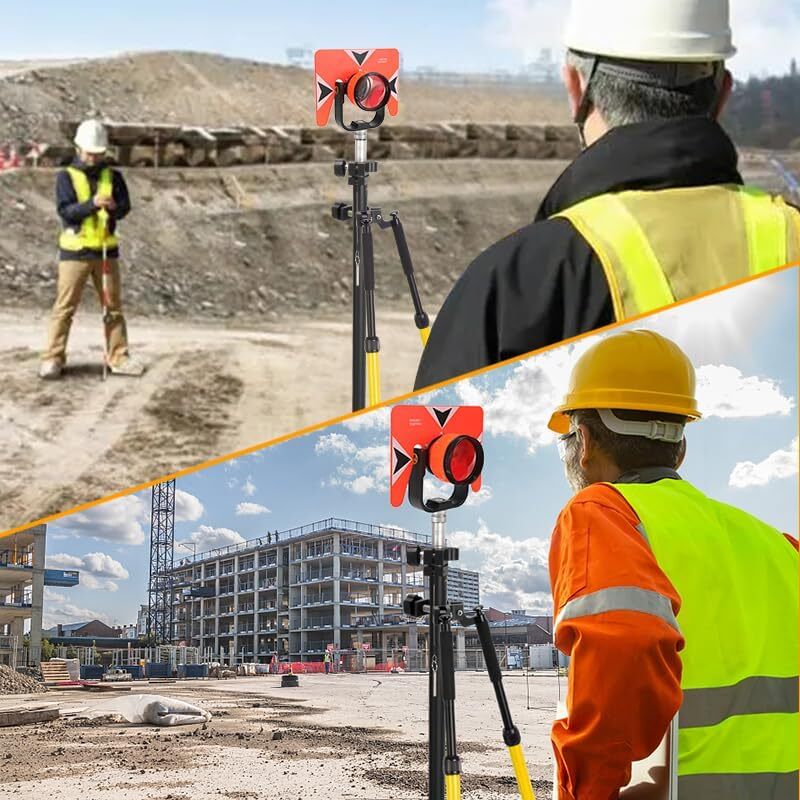 Aluminum Thumb Release Bipod for Prism Poles Surveying of Total Station GPS GNSS