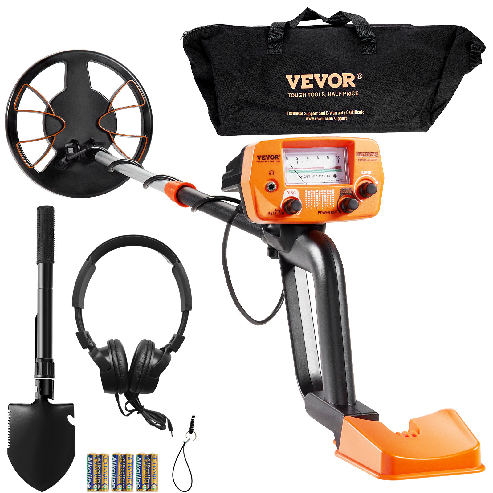 VEVOR Metal Detector for Adults Professional Gold Detector 8 in IP68 Waterproof