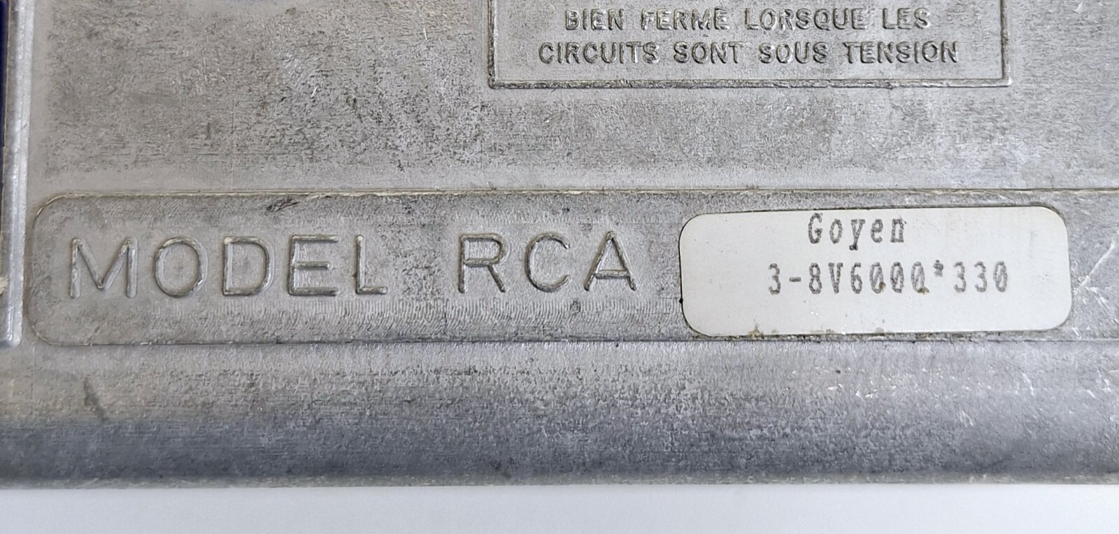 GOYEN RCA 3-8V6000*330 / 1/8IN NPT Pneumatic Pilot Valve Enclosure