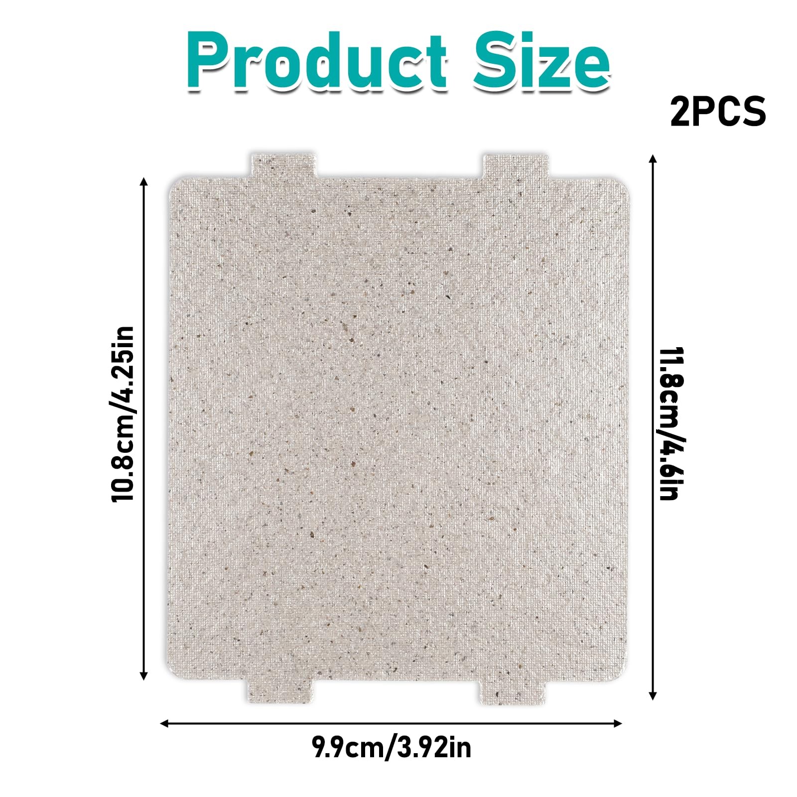 2 Pcs Microwave Waveguide Cover, Universal Mica Sheet Waveguide Cover Replacemen