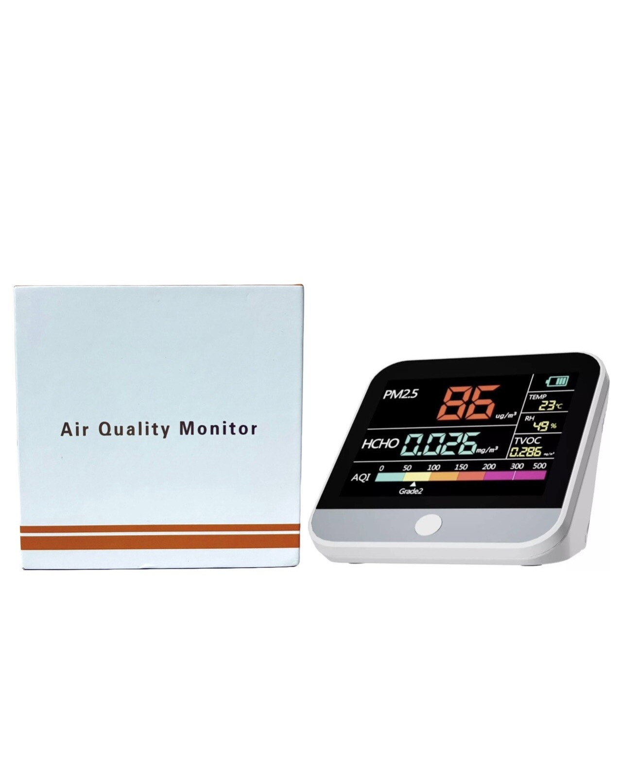 8 in 1 Professional Indoor Air Quality Monitor Indoor Portable – NEW