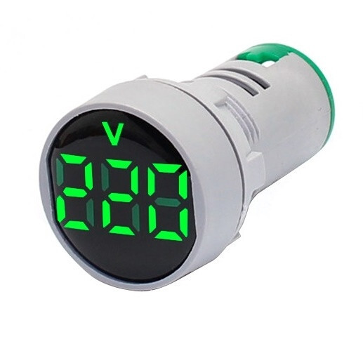 AC 20-500V LED Digital Voltage Meter 110V 220V Voltmeter Indicator (Green Color)
