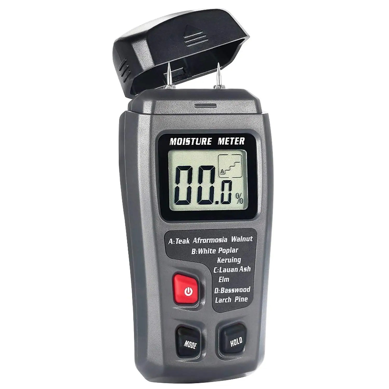 Digital LCD Wood Moisture Meter Detector Tester Wood Firewood Paper Cardboard