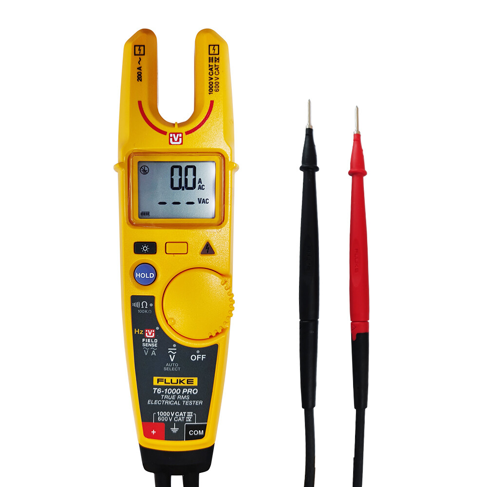 Fluke T6-1000 pro Electrical Tester Fieldsense 1000V AC/DC True RMS&Fluke case