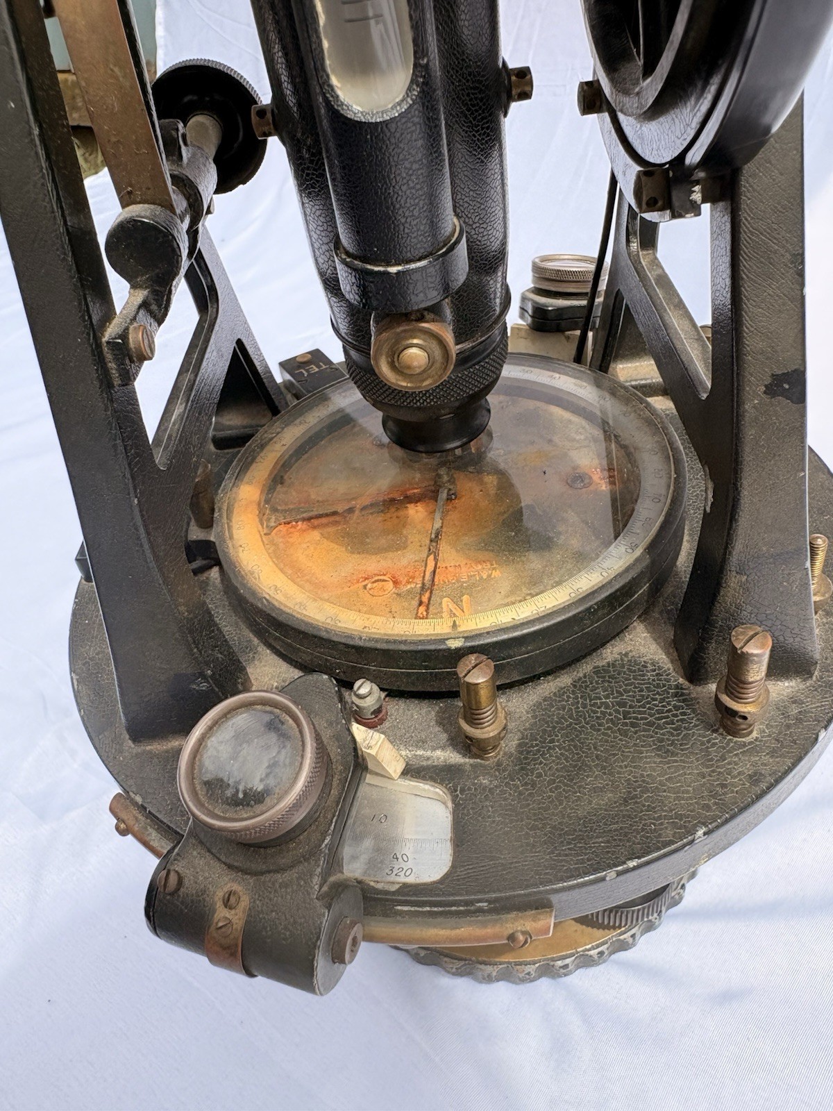 Vintage W. & L. E. Gurley Surveyor Transit Theodolite Troy NY Serial 441474