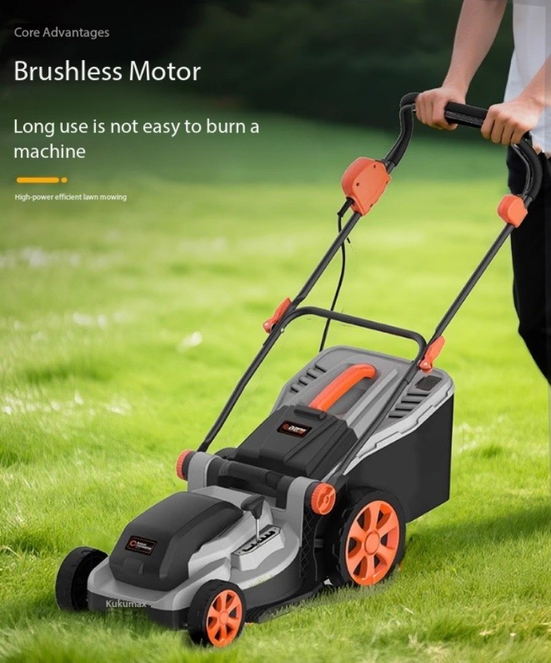 Electric Lawnmower Push-Type Lawn Mower Grass Trimmer