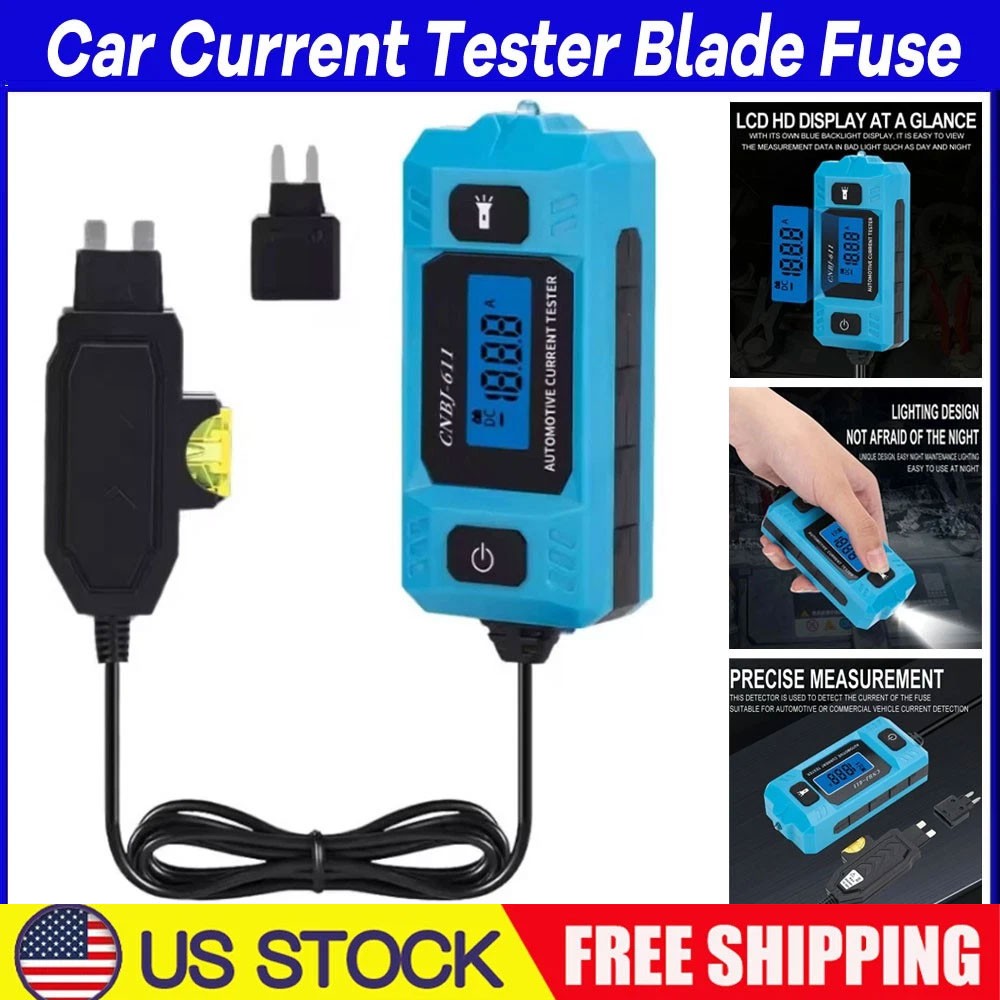 Automotive Circuit Fault Probe Tester,Portable High-Precision Current Tester 20A