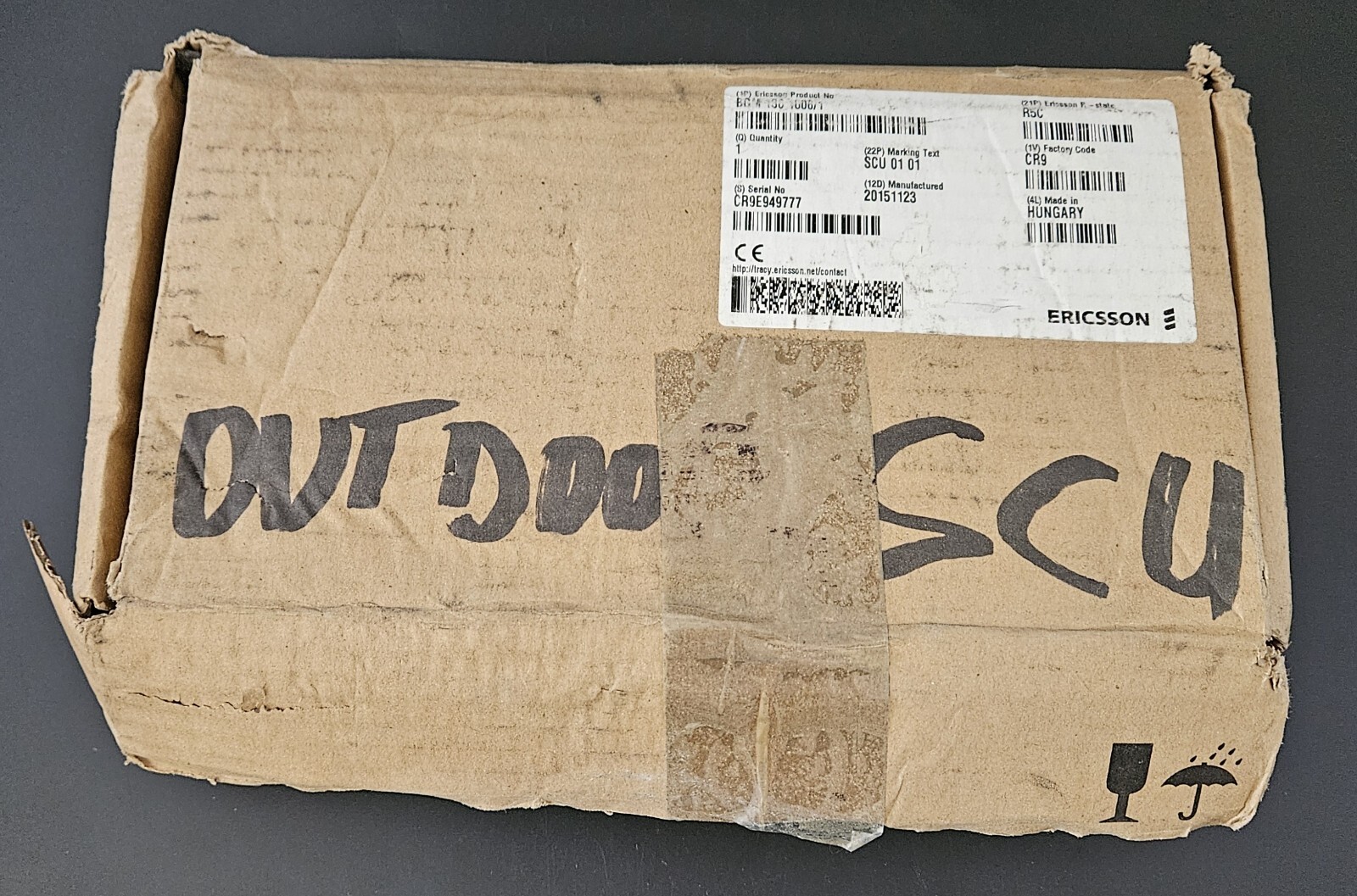 Ericsson SCU 01 01, BGM 136 1006/1 Support Control Unit Made In Hungary Vi02